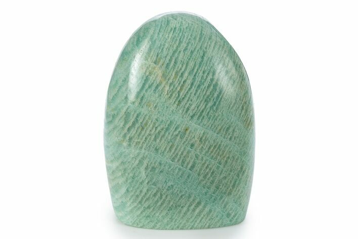 Free-Standing Chatoyant Polished Amazonite - Madagascar #336625